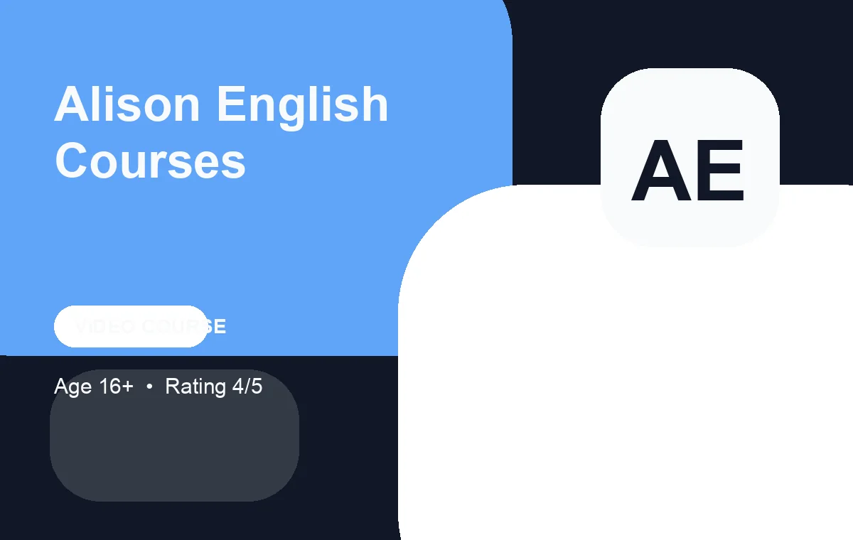 Alison 免费英语课程