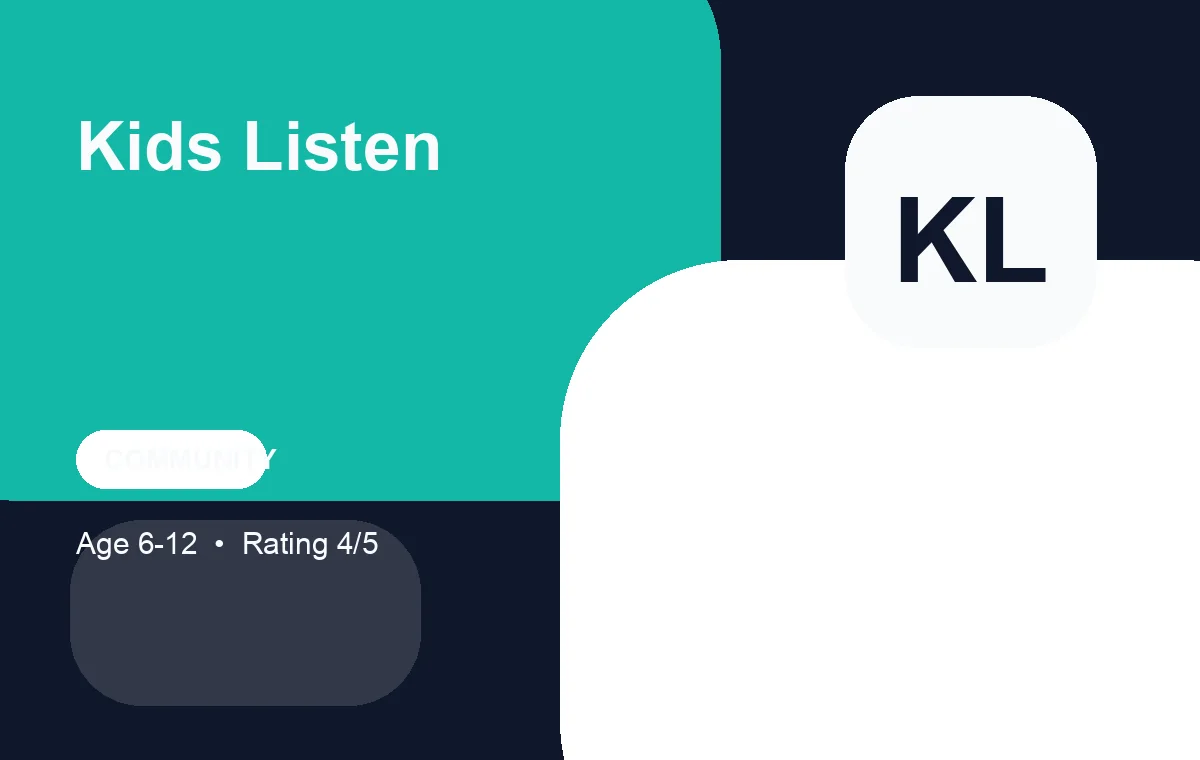 Kids Listen 儿童播客导航